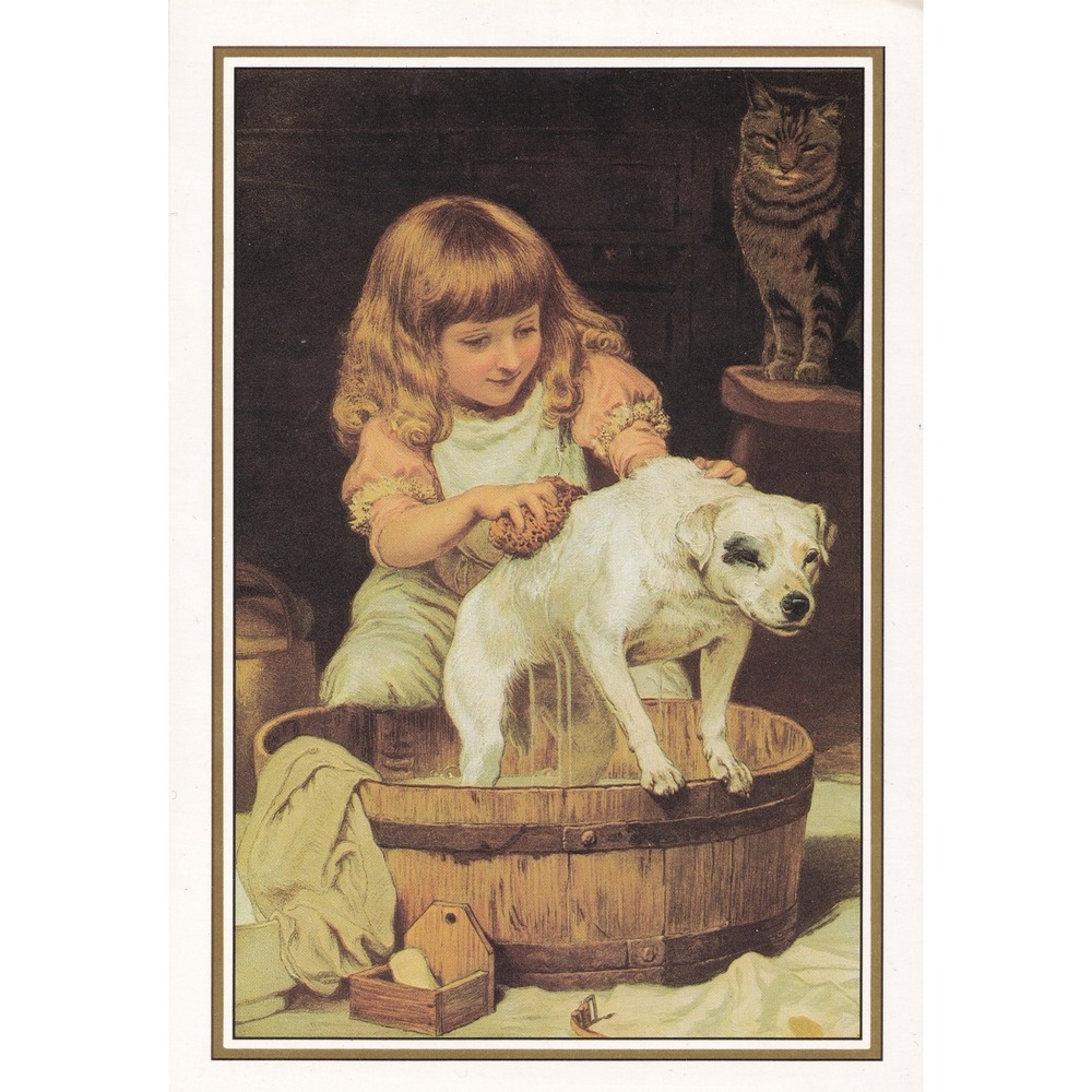 1994 Charles Barber Order of the Bath Card Victorian Cottagecore Nostalgic
